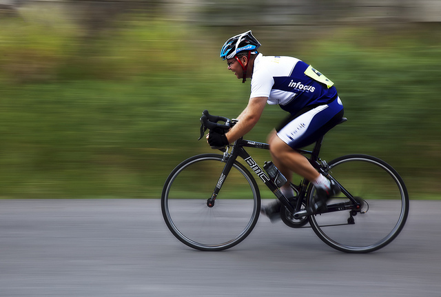 Male cyclist