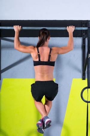 how many pull ups can the average woman do