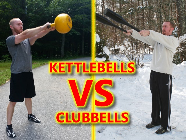 home gym exercise equipment - kettlebells and clubbells