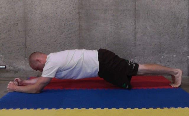 RKC plank - leverage plank