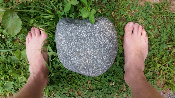 my rock and my feet