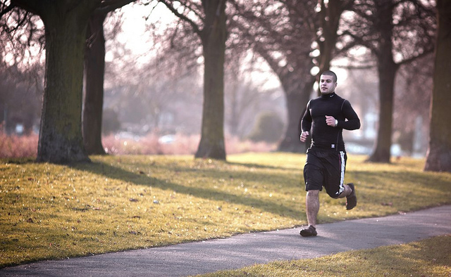 new years resolution - male runner