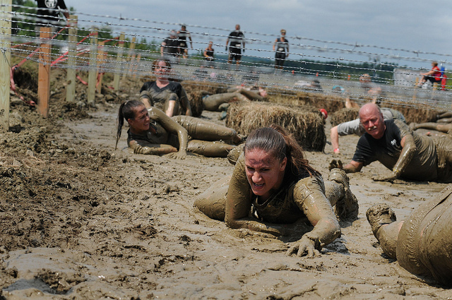 muddy soldiers