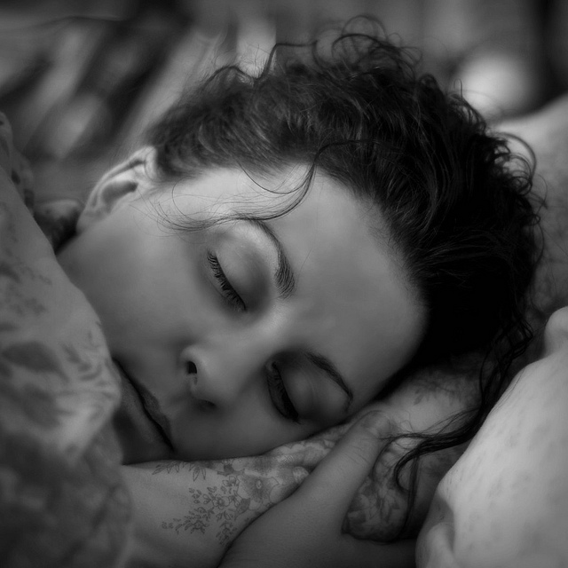 woman sleeping