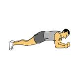 The front elbow plank.