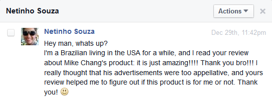 fitness product review testimonial 2