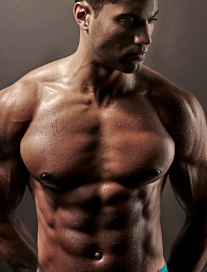male_six_pack_abs_sweaty_ripped_302x396 | Physical Living | Health ...